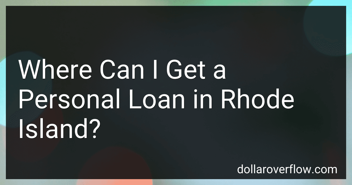 Where Can I Get a Personal Loan in Rhode Island? image
