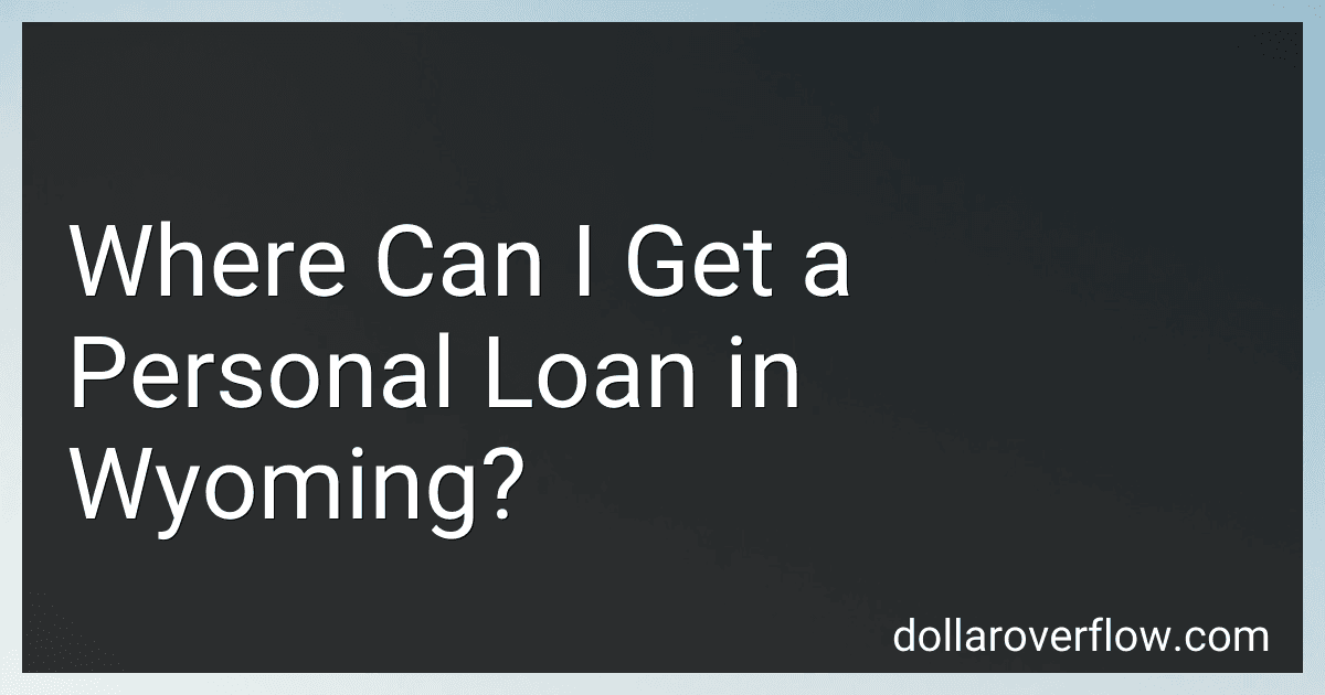 Where Can I Get a Personal Loan in Wyoming? image
