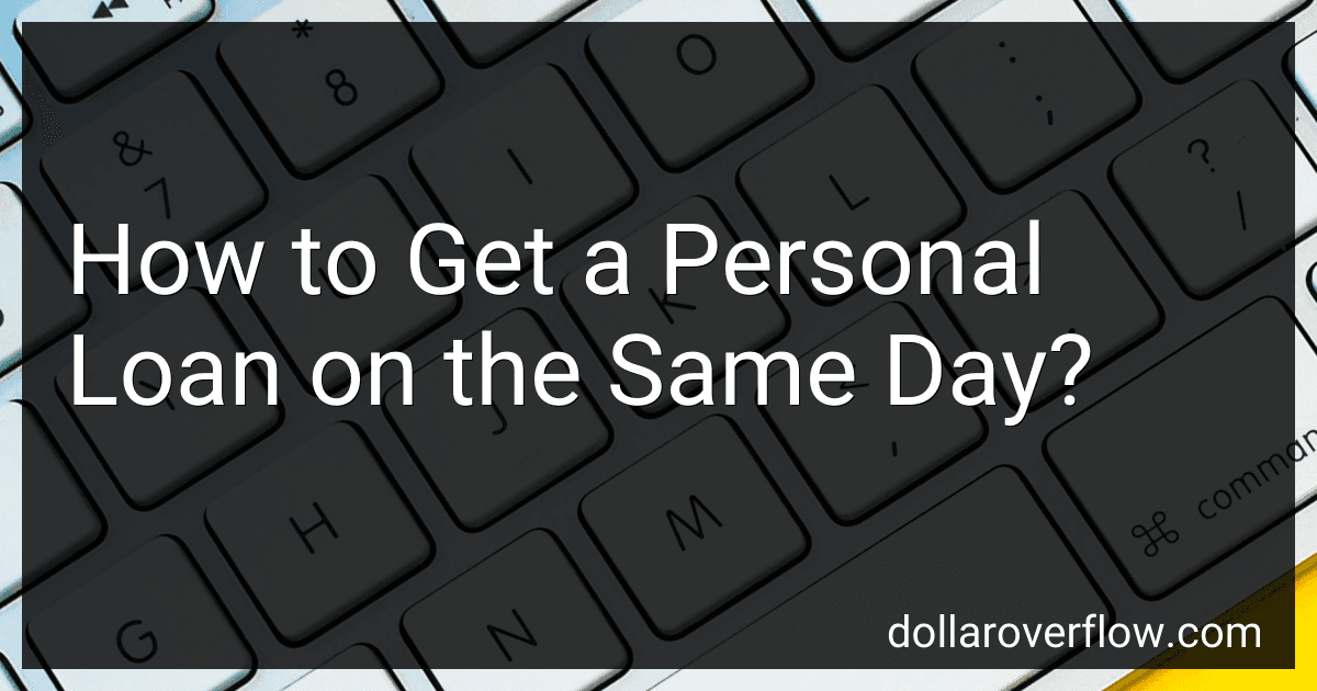 How to Get a Personal Loan on the Same Day? image