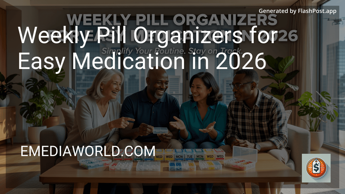 Weekly Pill Organizers for Easy Medication in 2026 preview