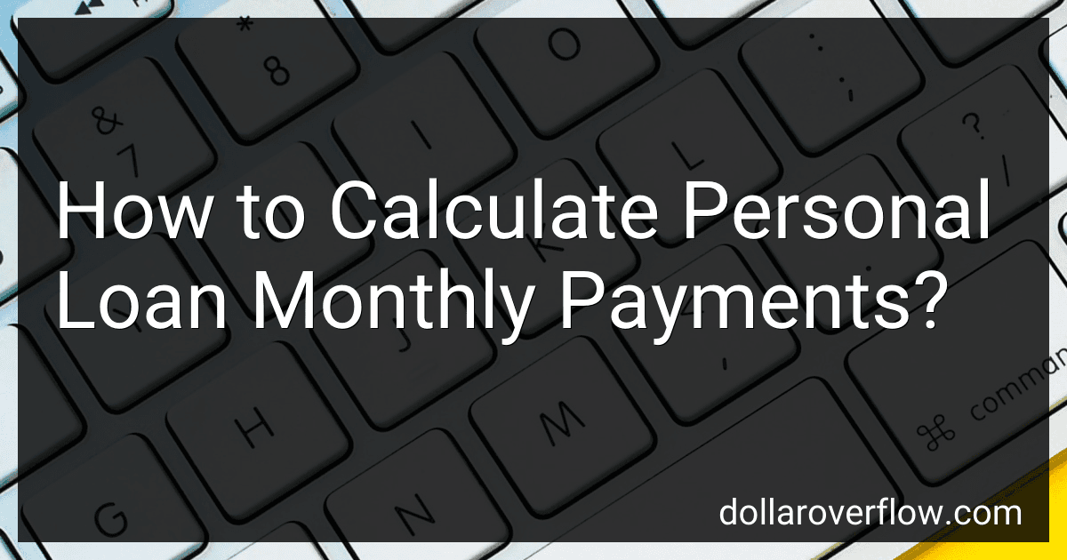How to Calculate Personal Loan Monthly Payments? image