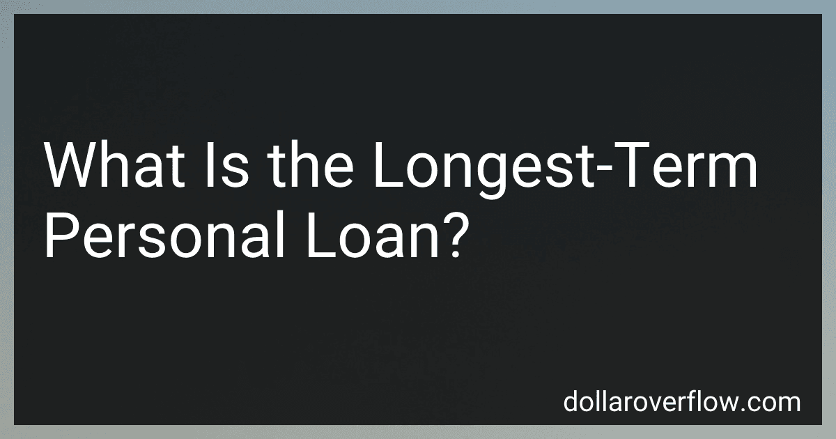 What Is the Longest-Term Personal Loan? image