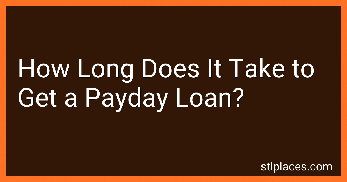 How Long Does It Take to Get a Payday Loan? image