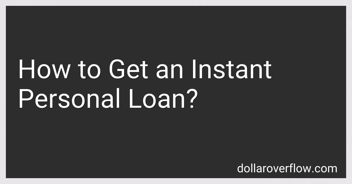 How to Get an Instant Personal Loan? image