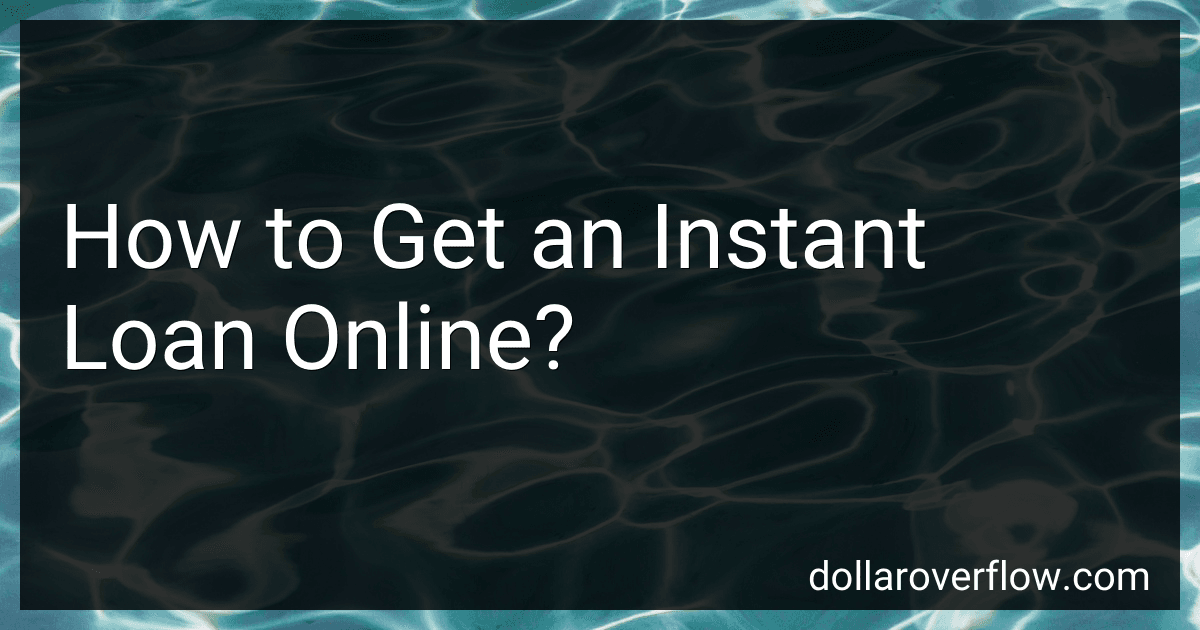 How to Get an Instant Loan Online? image
