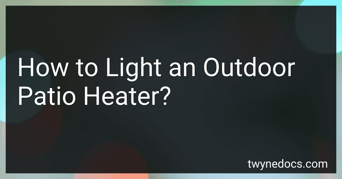 How to Light an Outdoor Patio Heater? image