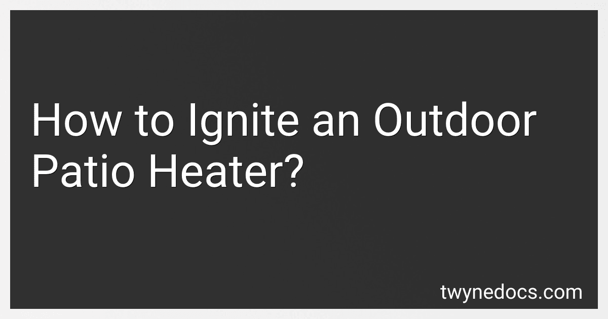 How to Ignite an Outdoor Patio Heater? image