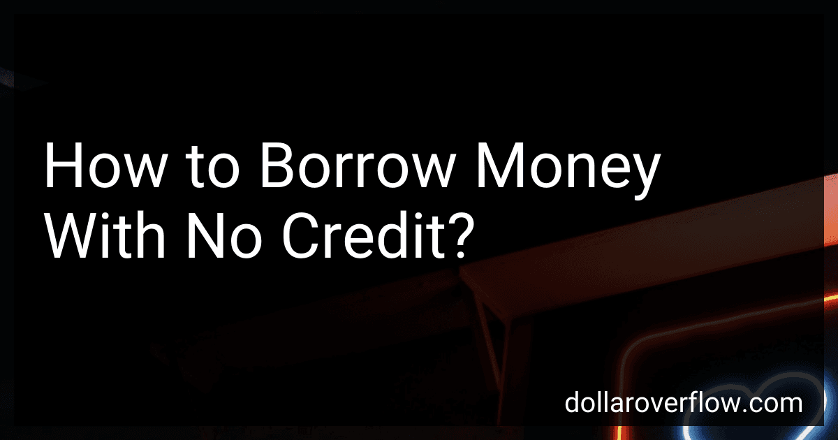 How to Borrow Money With No Credit? image