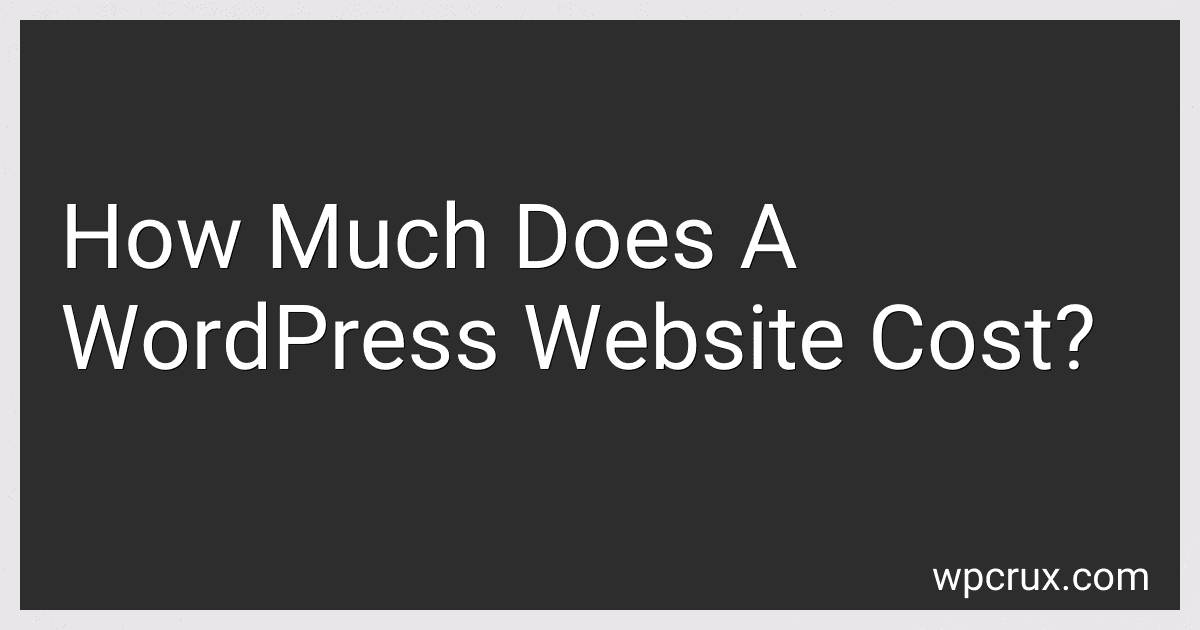 How Much Does A WordPress Website Cost? image