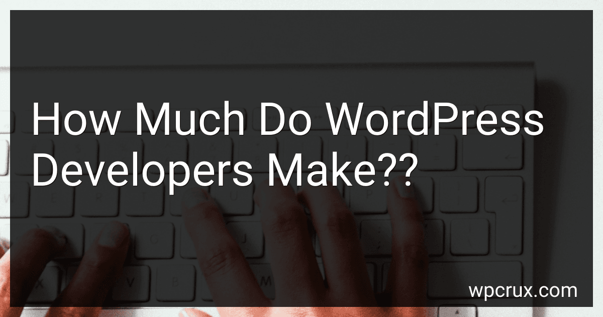 How Much Do WordPress Developers Make?? image