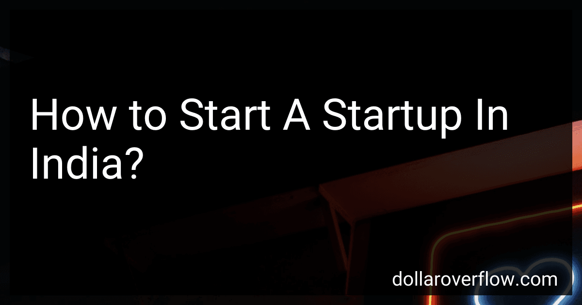 How to Start A Startup In India? image