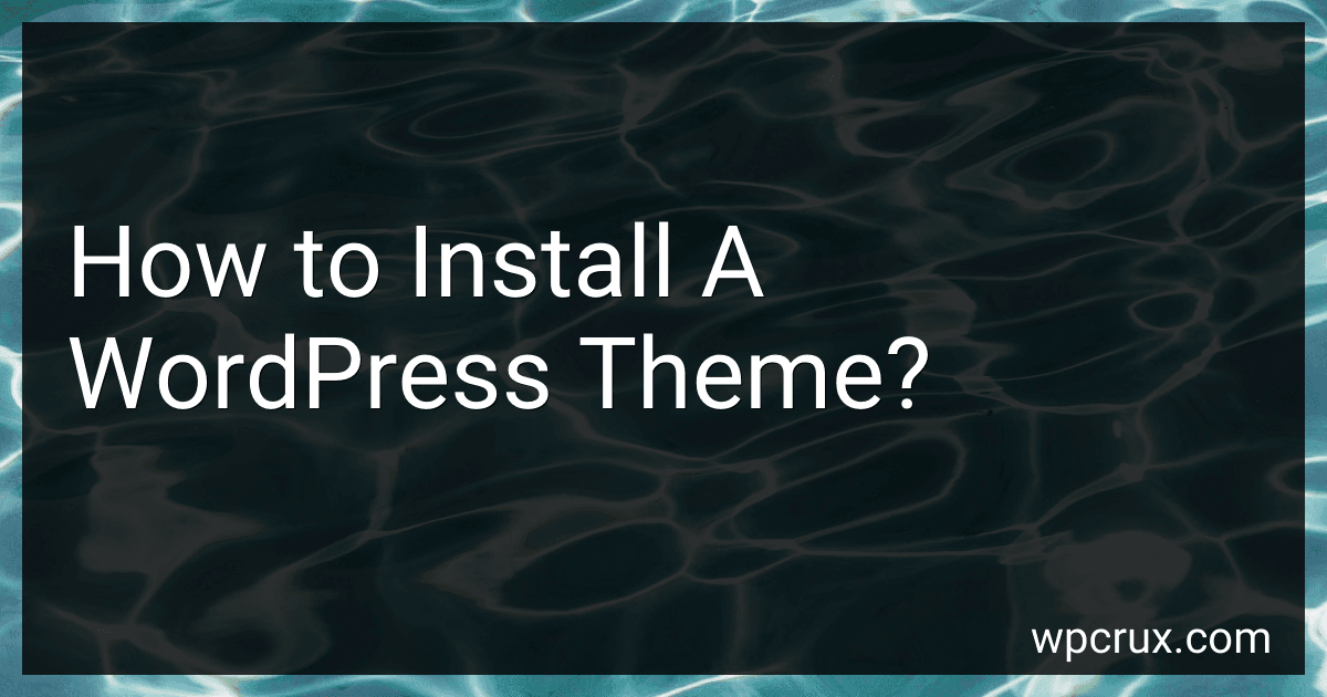 How to Install A WordPress Theme? image