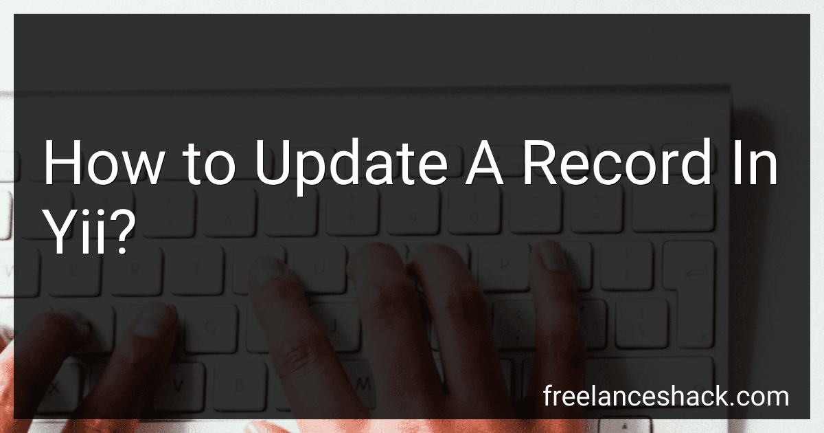 How to Update A Record In Yii? preview