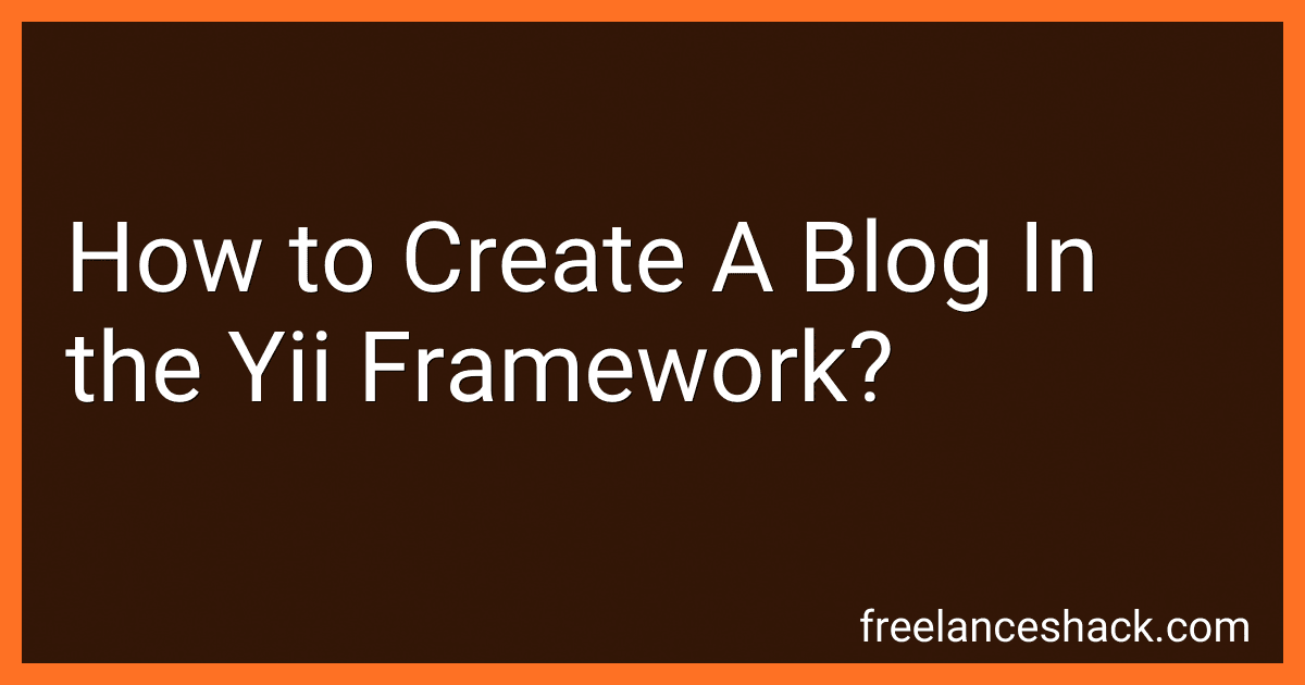 How to Create A Blog In the Yii Framework? preview