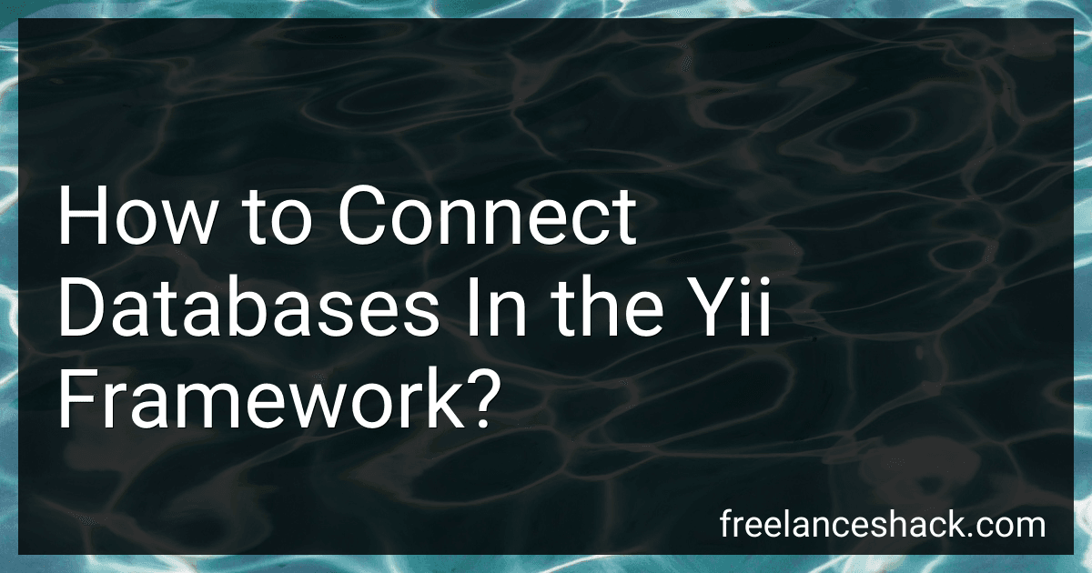 How to Connect Databases In the Yii Framework? preview