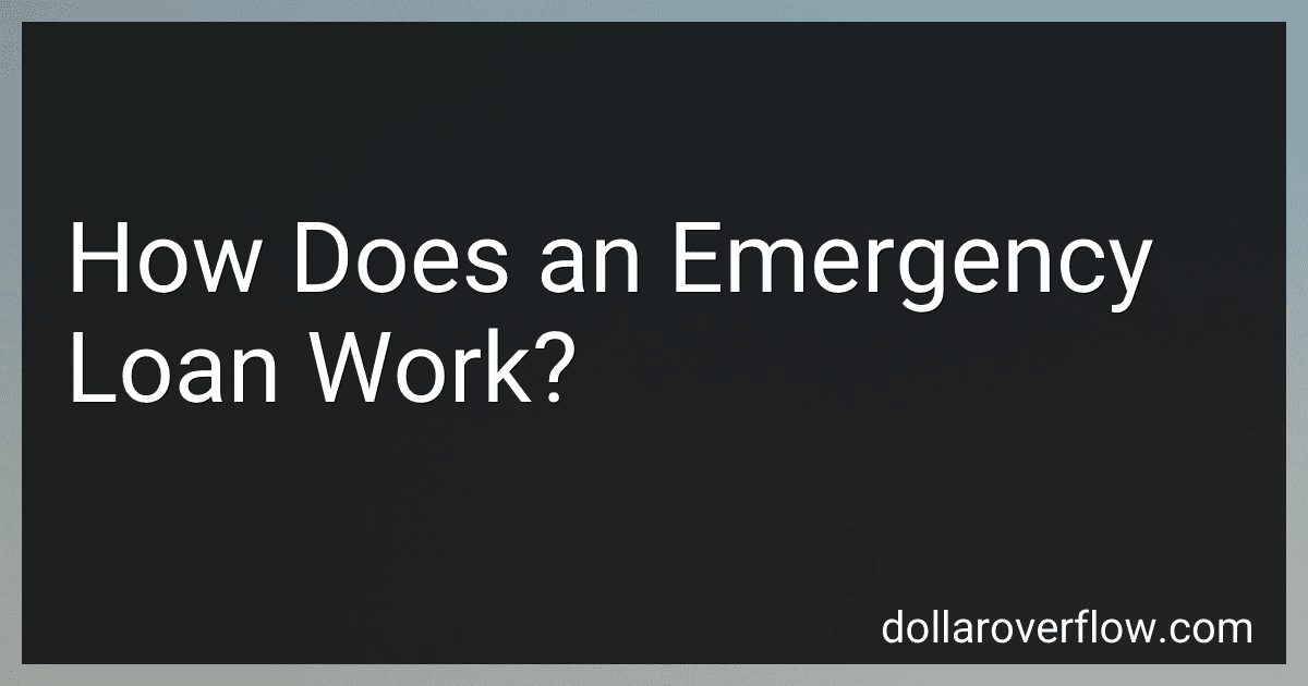 How Does an Emergency Loan Work? image