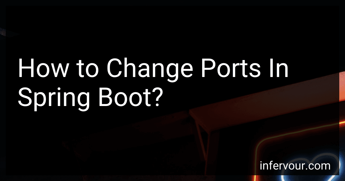 How to Change Ports In Spring Boot? image