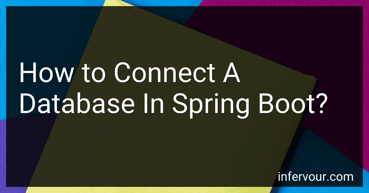 How to Connect A Database In Spring Boot? image