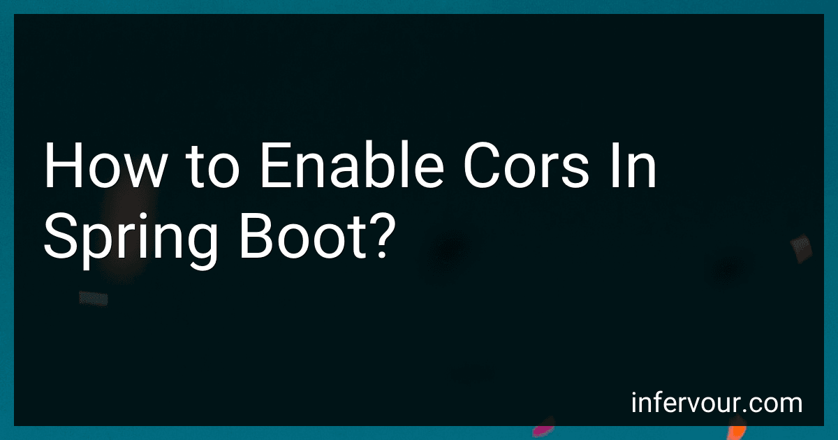 How to Enable Cors In Spring Boot? image
