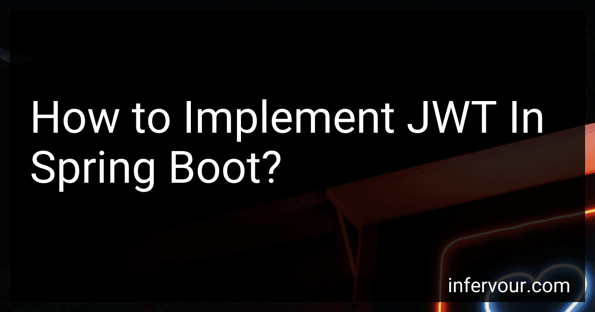 How to Implement JWT In Spring Boot? image