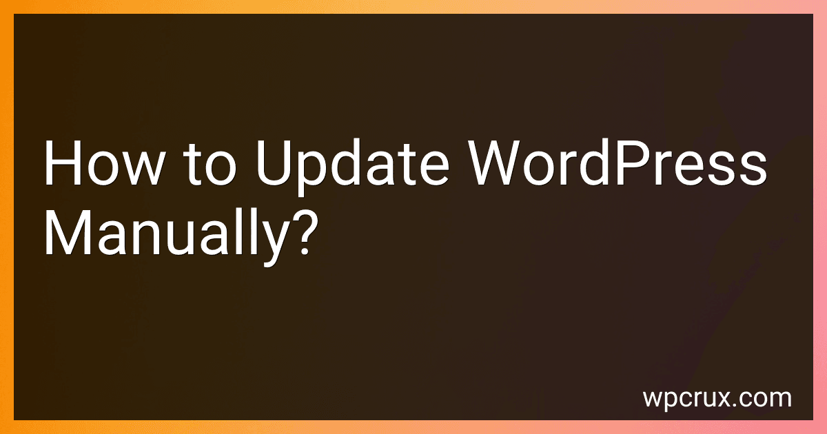 How to Update WordPress Manually? image