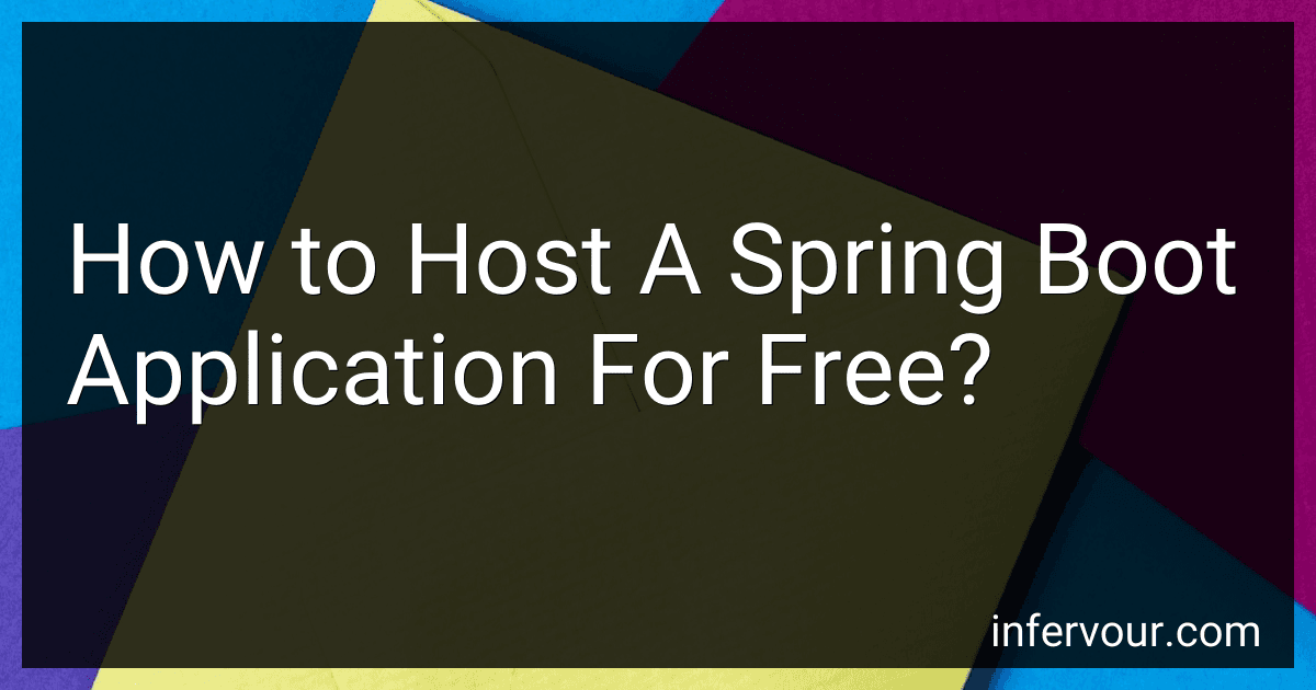 How to Host A Spring Boot Application For Free? image