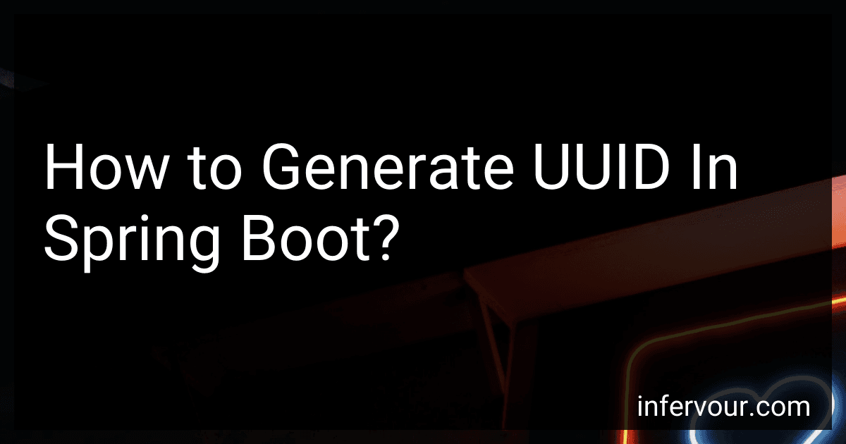 How to Generate UUID In Spring Boot? image