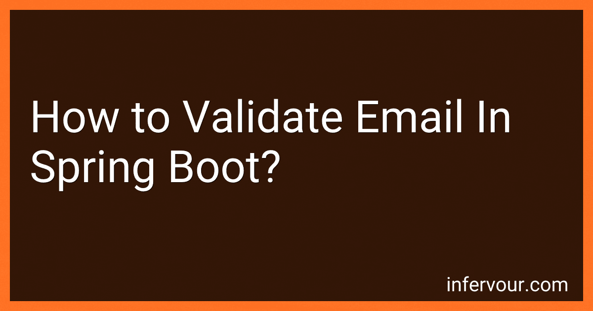 How to Validate Email In Spring Boot? image
