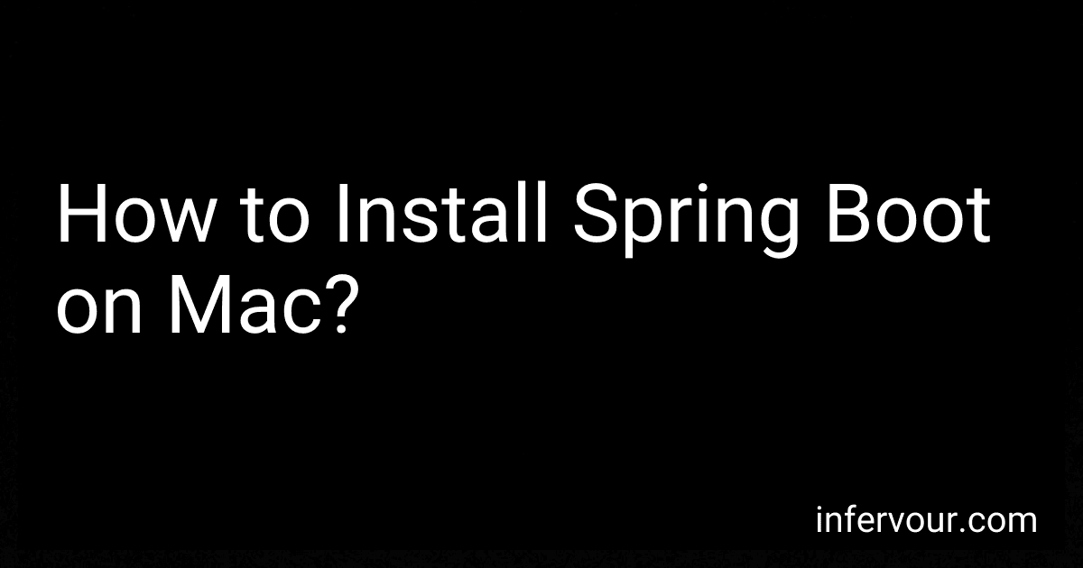 How to Install Spring Boot on Mac? image