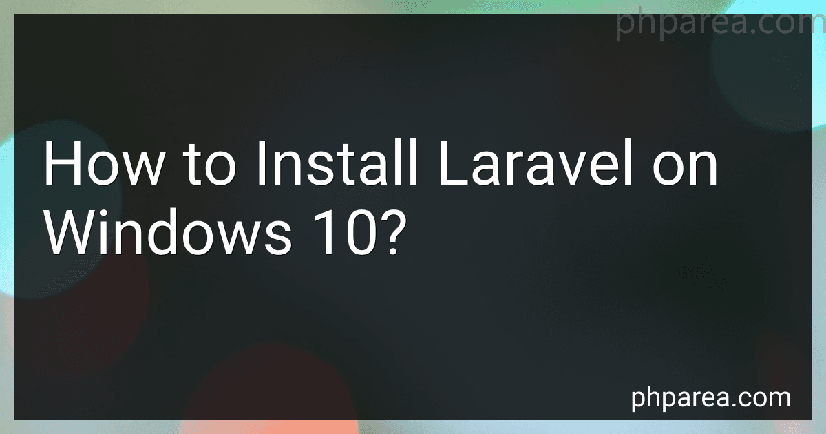 How to Install Laravel on Windows 10? image
