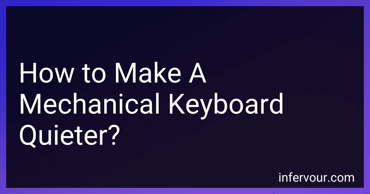How to Make A Mechanical Keyboard Quieter? image