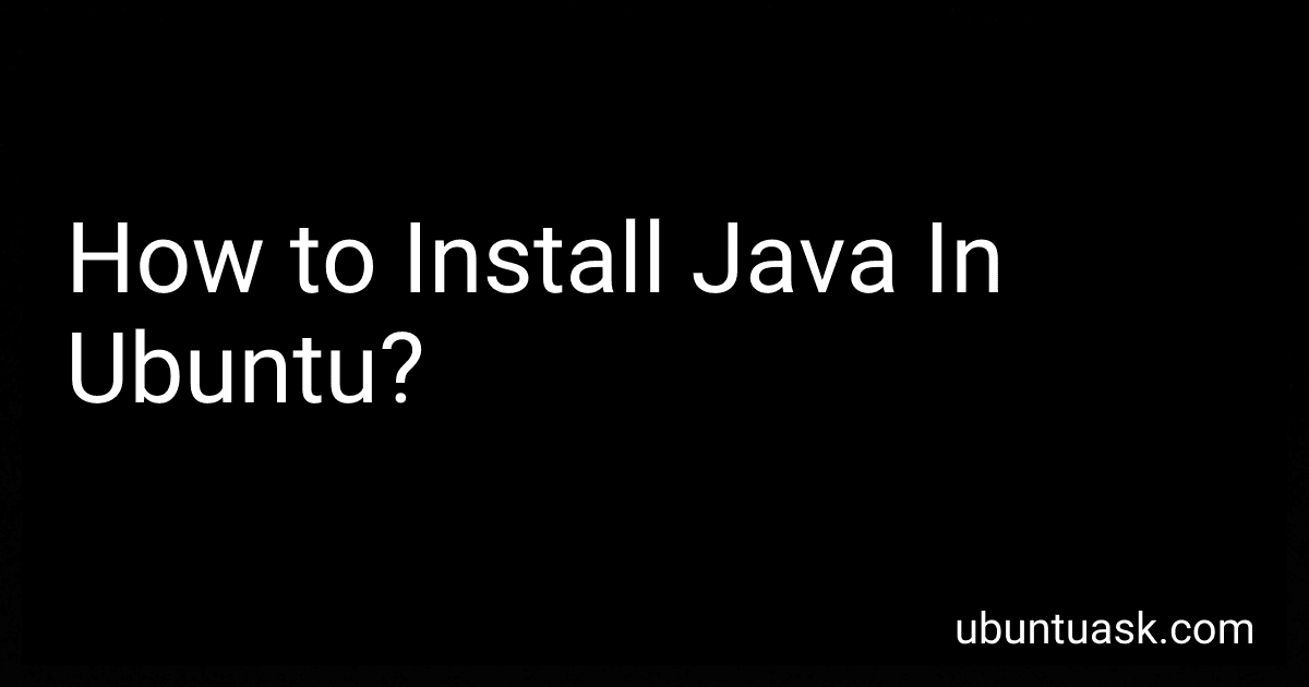 How to Install Java In Ubuntu? image