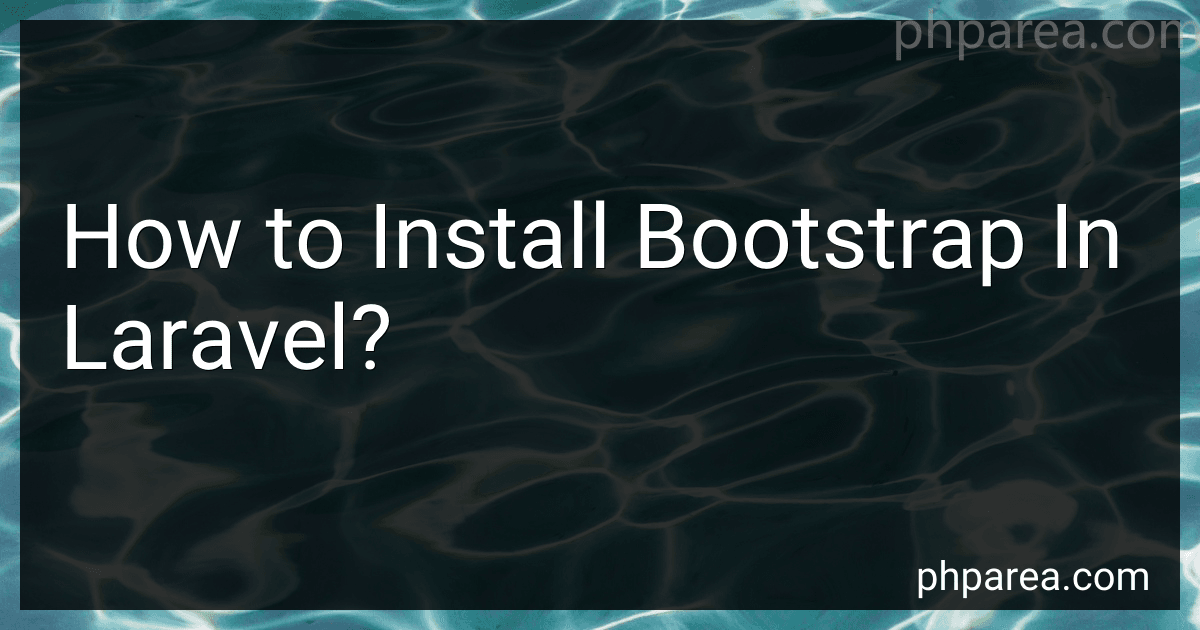 How to Install Bootstrap In Laravel? image