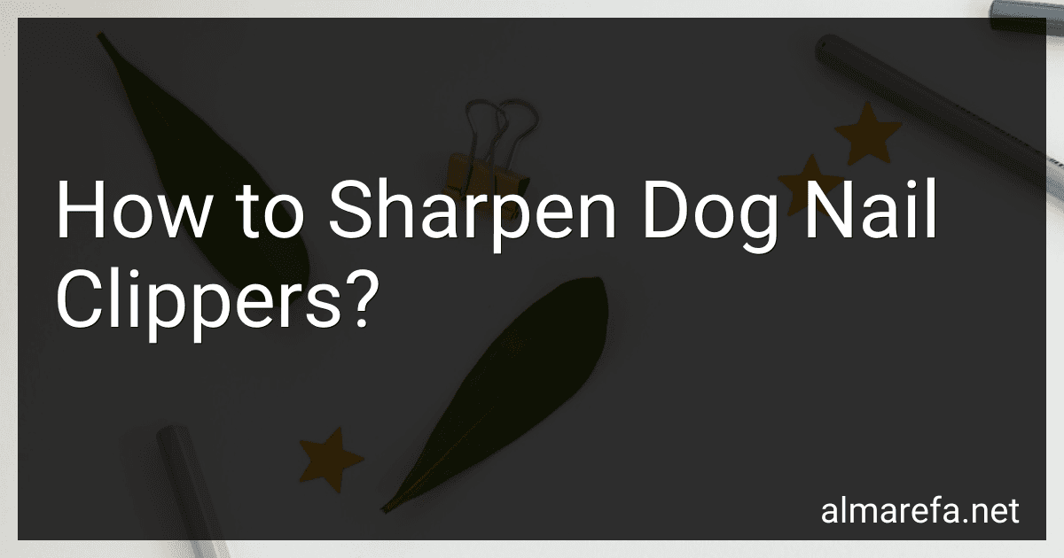 How to Sharpen Dog Nail Clippers? image