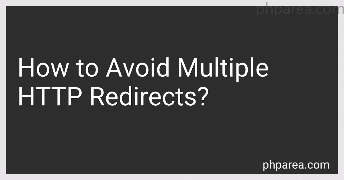 How to Avoid Multiple HTTP Redirects? image