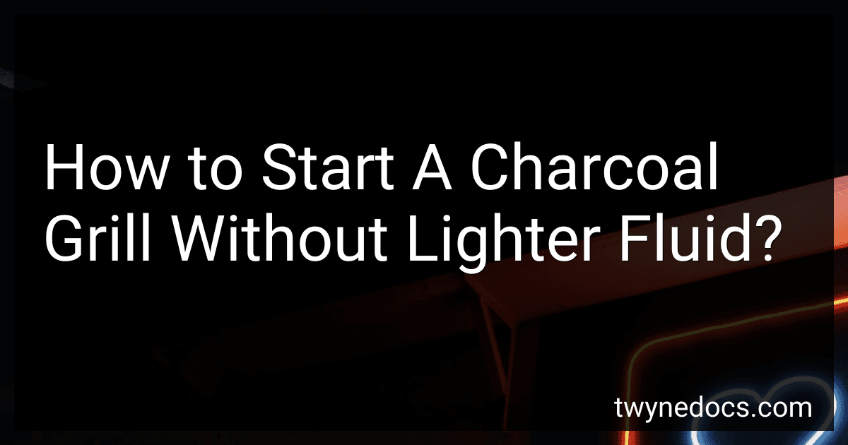 How to Start A Charcoal Grill Without Lighter Fluid? image