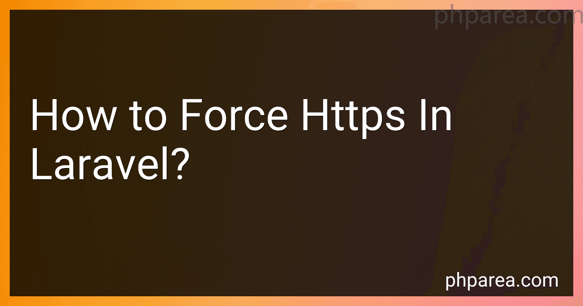 How to Force Https In Laravel? image