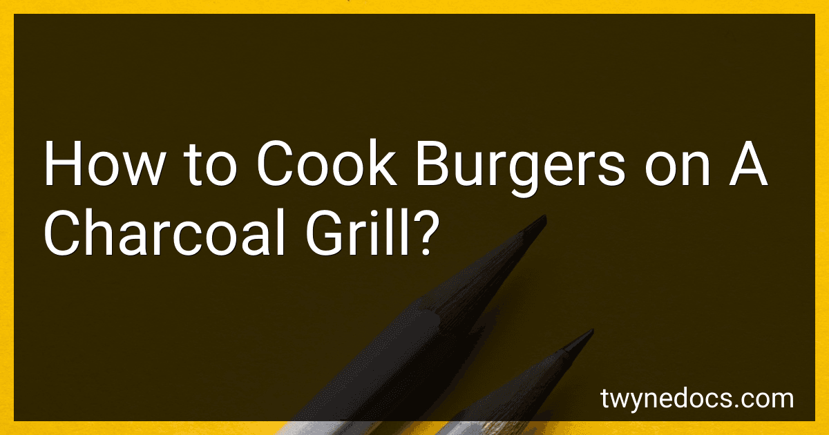 How to Cook Burgers on A Charcoal Grill? image
