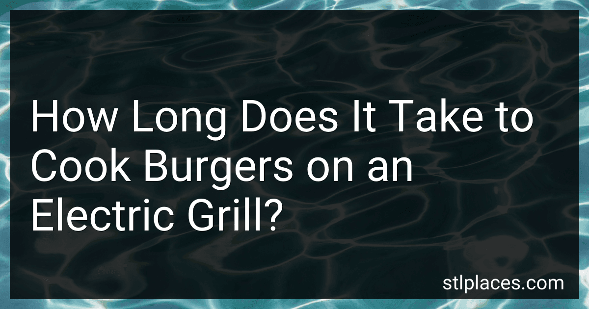How Long Does It Take to Cook Burgers on an Electric Grill? image