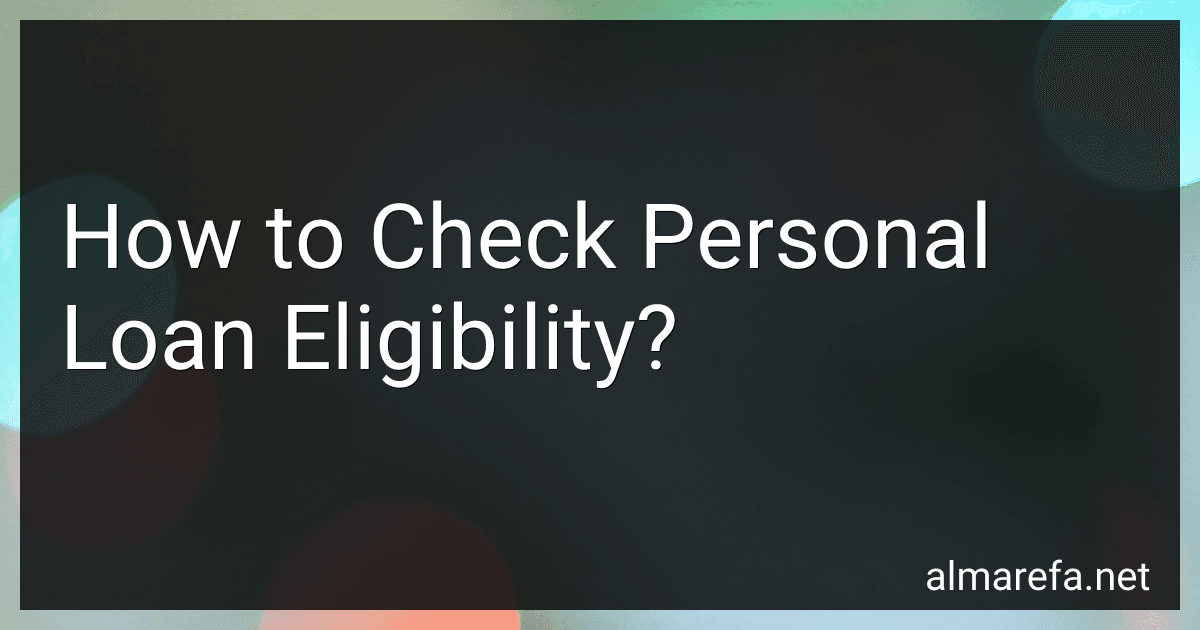 How to Check Personal Loan Eligibility? image