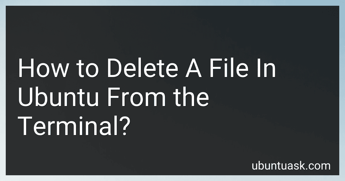 How to Delete A File In Ubuntu From the Terminal? image