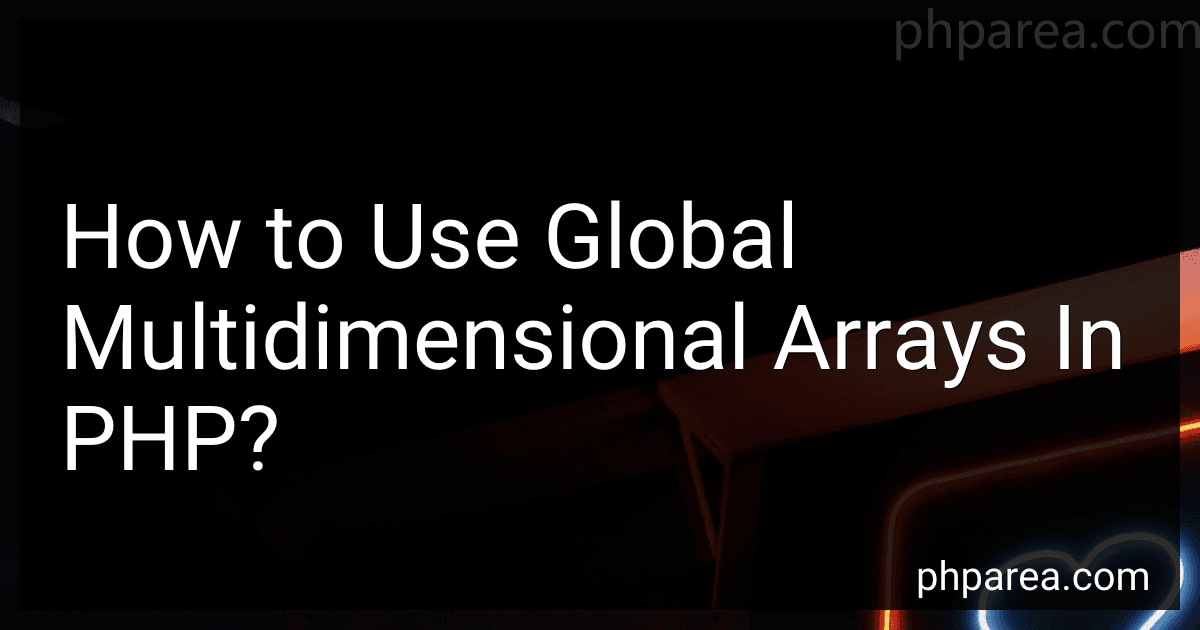 How to Use Global Multidimensional Arrays In PHP? image