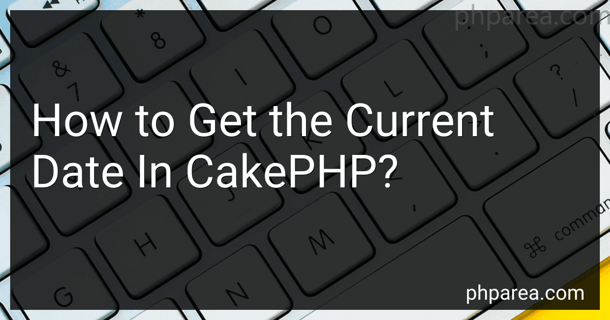 How to Get the Current Date In CakePHP? image