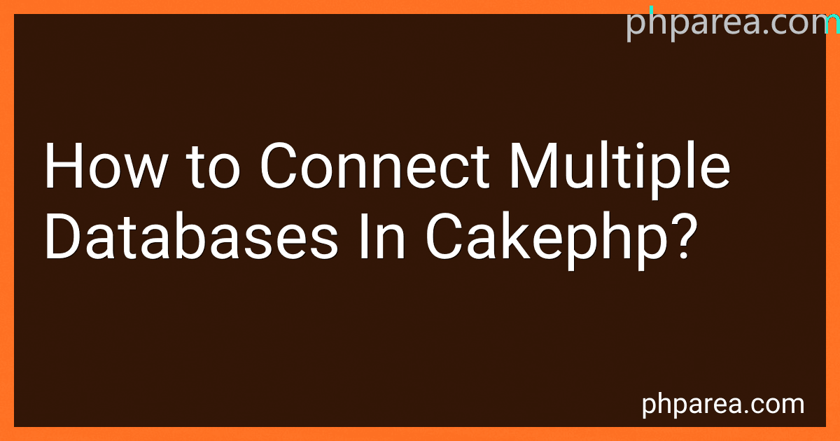 How to Connect Multiple Databases In Cakephp? image