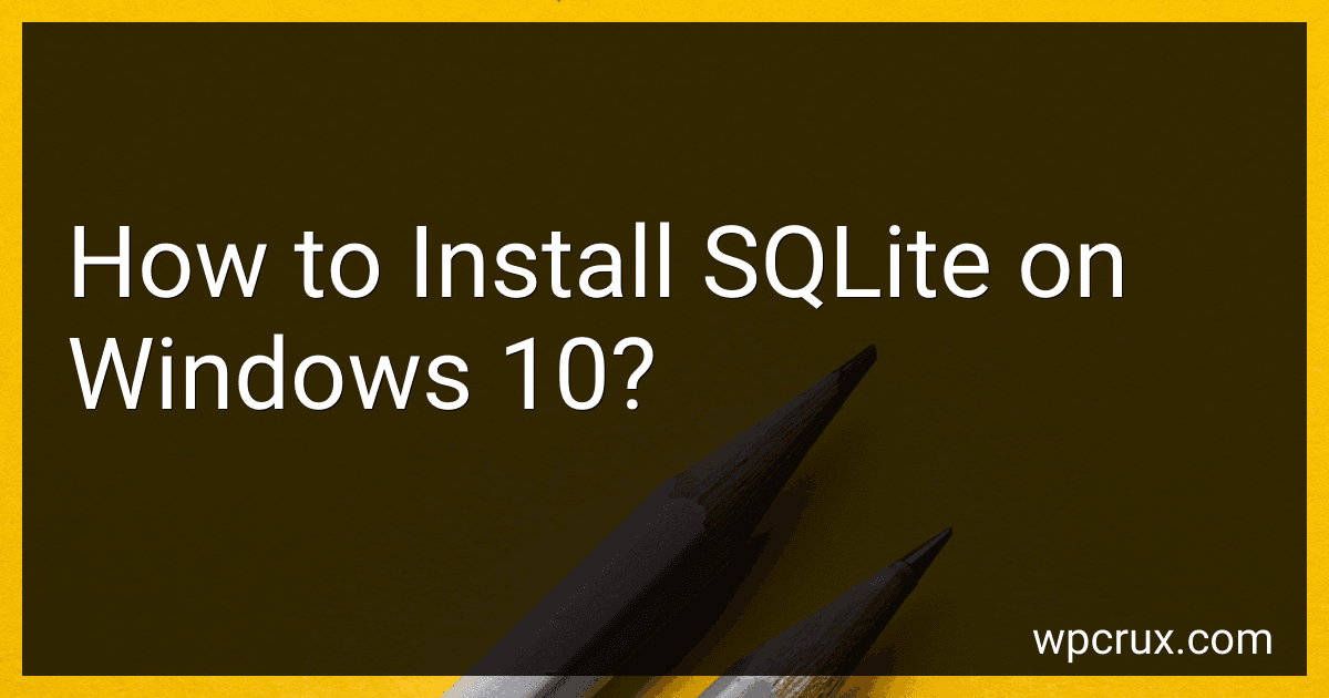 How to Install SQLite on Windows 10? image