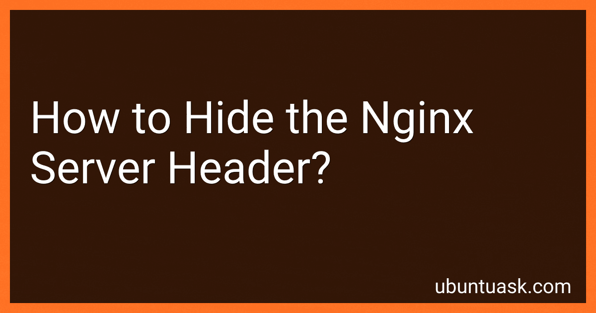 How to Hide the Nginx Server Header? image