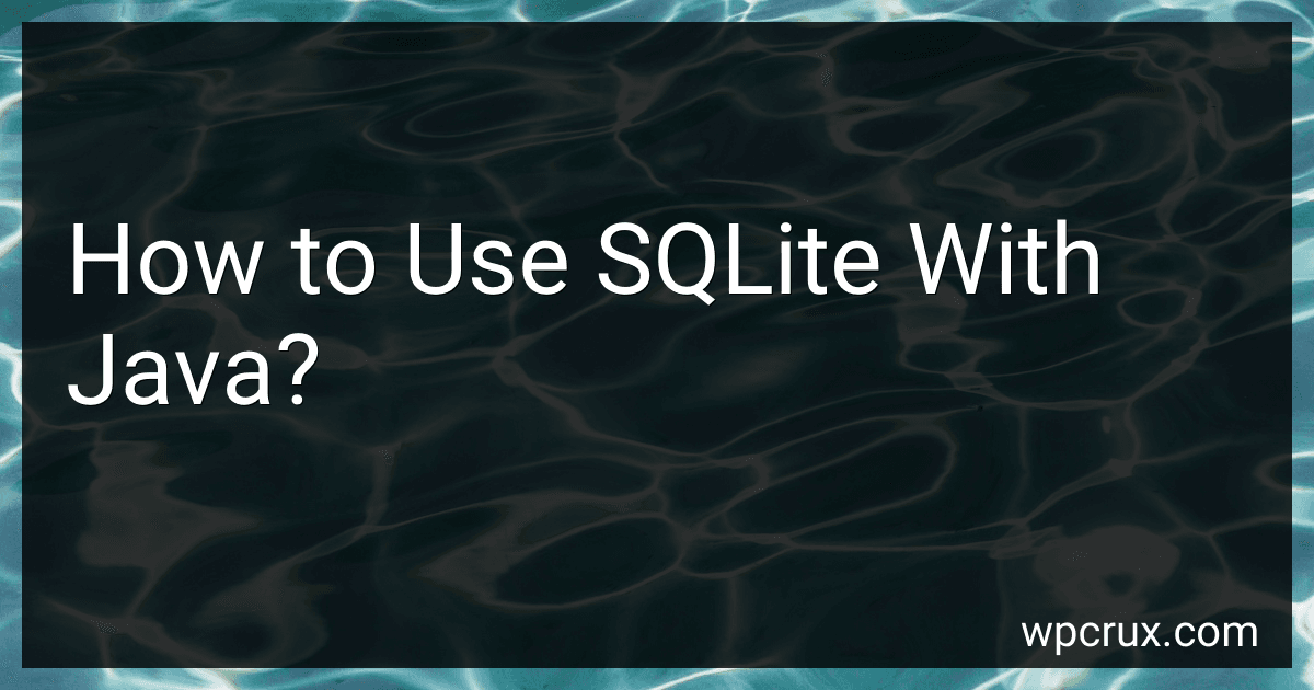How to Use SQLite With Java? image