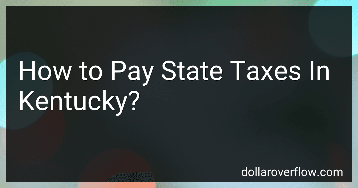 How to Pay State Taxes In Kentucky? image