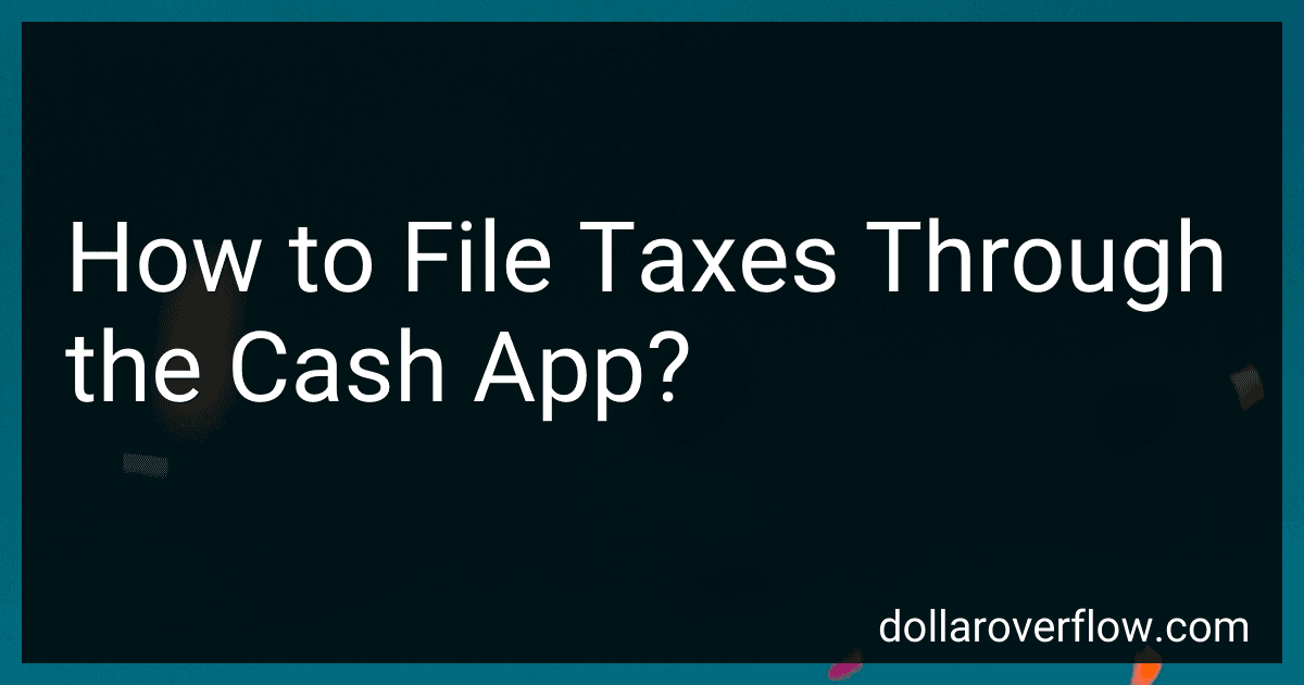 How to File Taxes Through the Cash App? image