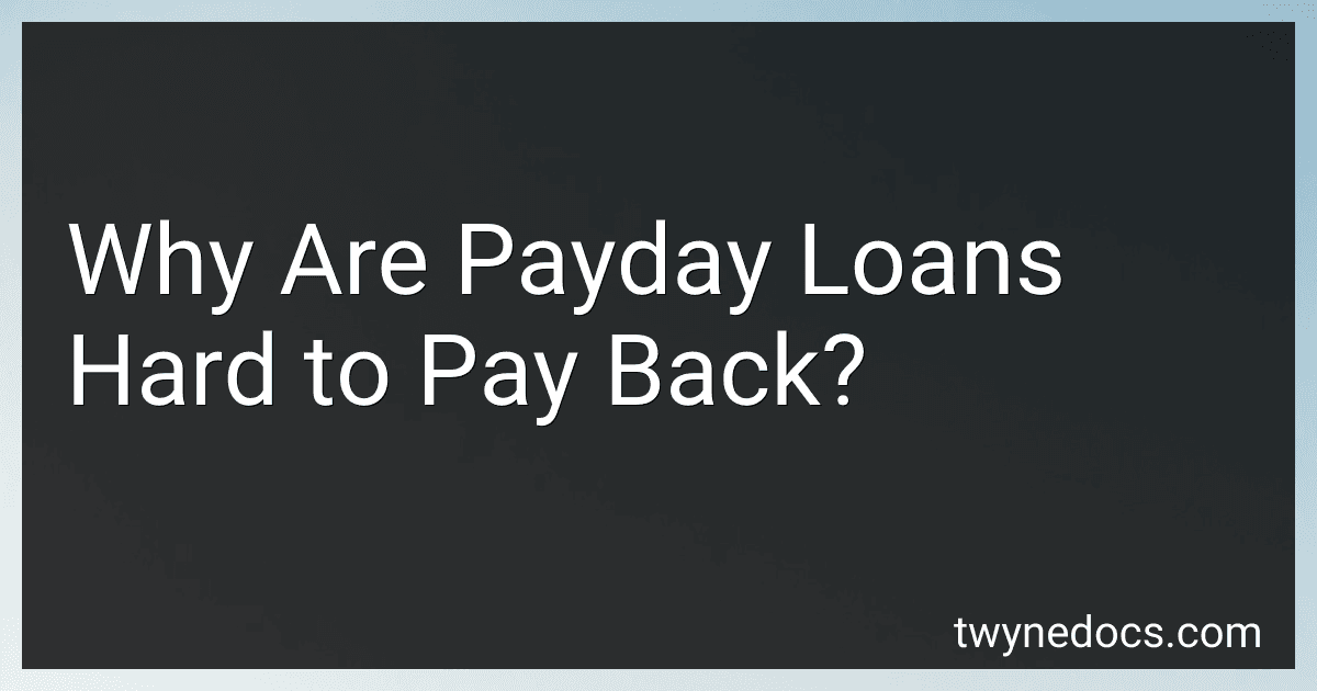 Why Are Payday Loans Hard to Pay Back? image